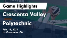Crescenta Valley  vs Polytechnic  Game Highlights - Feb. 18, 2023
