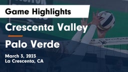 Crescenta Valley  vs Palo Verde Game Highlights - March 3, 2023