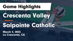 Crescenta Valley  vs Salpointe Catholic Game Highlights - March 4, 2023
