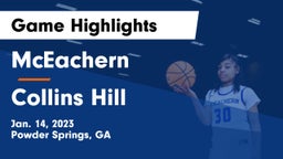 McEachern  vs Collins Hill  Game Highlights - Jan. 14, 2023
