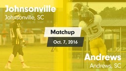 Matchup: Johnsonville vs. Andrews  2016