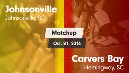 Matchup: Johnsonville vs. Carvers Bay  2016
