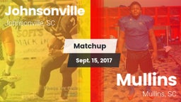 Matchup: Johnsonville vs. Mullins  2016