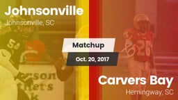 Matchup: Johnsonville vs. Carvers Bay  2017