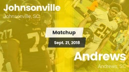 Matchup: Johnsonville vs. Andrews  2018