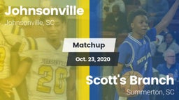 Matchup: Johnsonville vs. Scott's Branch  2020