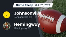 Recap: Johnsonville  vs. Hemingway  2022