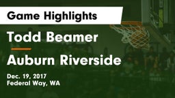 Todd Beamer  vs Auburn Riverside  Game Highlights - Dec. 19, 2017