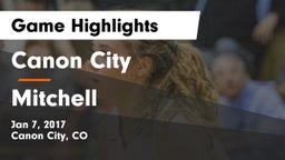 Canon City  vs Mitchell  Game Highlights - Jan 7, 2017