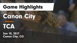 Canon City  vs TCA Game Highlights - Jan 10, 2017