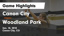 Canon City  vs Woodland Park  Game Highlights - Jan. 18, 2018