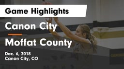 Canon City  vs Moffat County  Game Highlights - Dec. 6, 2018