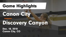 Canon City  vs Discovery Canyon  Game Highlights - Dec. 18, 2018