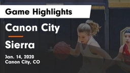 Canon City  vs Sierra  Game Highlights - Jan. 14, 2020