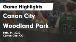 Canon City  vs Woodland Park  Game Highlights - Feb. 14, 2020