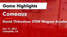 Comeaux  vs David Thibodaux STEM  Magnet Academy Game Highlights - Jan 17, 2017