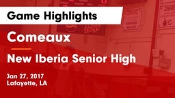 Comeaux  vs New Iberia Senior High Game Highlights - Jan 27, 2017