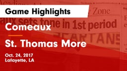 Comeaux  vs St. Thomas More  Game Highlights - Oct. 24, 2017