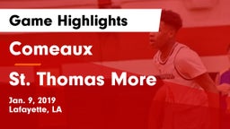 Comeaux  vs St. Thomas More  Game Highlights - Jan. 9, 2019
