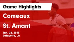 Comeaux  vs St. Amant  Game Highlights - Jan. 22, 2019