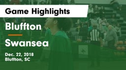Bluffton  vs Swansea  Game Highlights - Dec. 22, 2018
