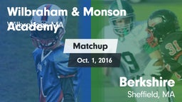 Matchup: Wilbraham & Monson vs. Berkshire  2016