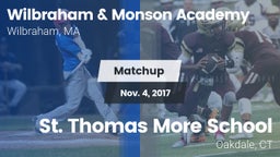 Matchup: Wilbraham & Monson vs. St. Thomas More School 2017