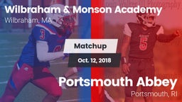 Matchup: Wilbraham & Monson vs. Portsmouth Abbey  2018