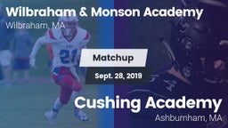 Matchup: Wilbraham & Monson vs. Cushing Academy  2019