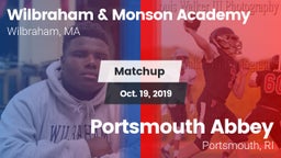 Matchup: Wilbraham & Monson vs. Portsmouth Abbey  2019