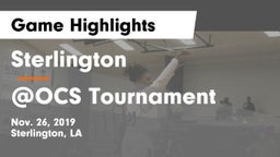 Sterlington  vs @OCS Tournament Game Highlights - Nov. 26, 2019