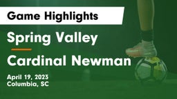 Spring Valley  vs Cardinal Newman  Game Highlights - April 19, 2023