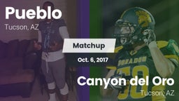 Matchup: Pueblo vs. Canyon del Oro  2017