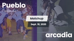 Matchup: Pueblo vs. arcadia 2020