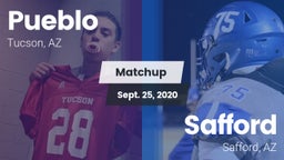 Matchup: Pueblo vs. Safford  2020