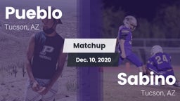Matchup: Pueblo vs. Sabino  2020