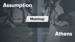 Matchup: Assumption vs. Athens  2016