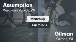 Matchup: Assumption vs. Gilman  2016