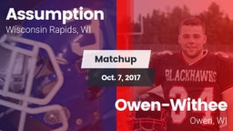 Matchup: Assumption vs. Owen-Withee  2017