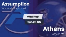 Matchup: Assumption vs. Athens  2019