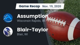Recap: Assumption  vs. Blair-Taylor  2020