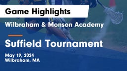 Wilbraham & Monson Academy  vs Suffield Tournament Game Highlights - May 19, 2024