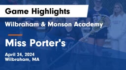 Wilbraham & Monson Academy  vs Miss Porter's  Game Highlights - April 24, 2024