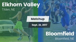 Matchup: Elkhorn Valley vs. Bloomfield  2017