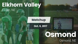 Matchup: Elkhorn Valley vs. Osmond  2017