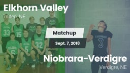 Matchup: Elkhorn Valley vs. Niobrara-Verdigre  2018