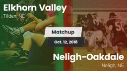 Matchup: Elkhorn Valley vs. Neligh-Oakdale  2018