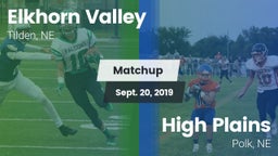 Matchup: Elkhorn Valley vs. High Plains  2019