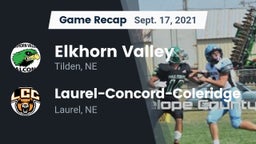 Recap: Elkhorn Valley  vs. Laurel-Concord-Coleridge  2021