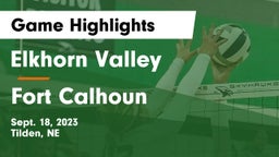 Elkhorn Valley  vs Fort Calhoun  Game Highlights - Sept. 18, 2023